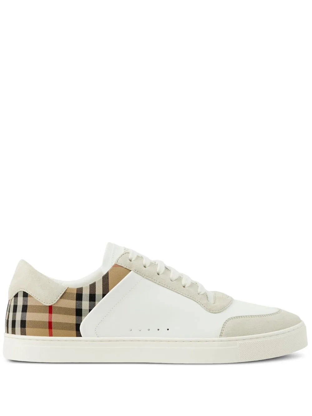 Check Panelled Sneakers by Burberry