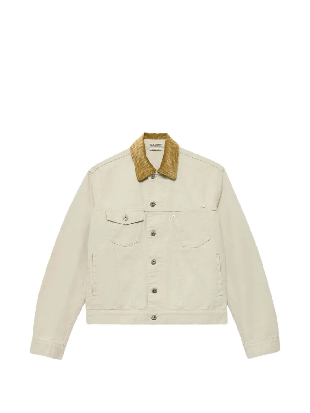 Corduroy-Collar Denim Jacket by JW Anderson