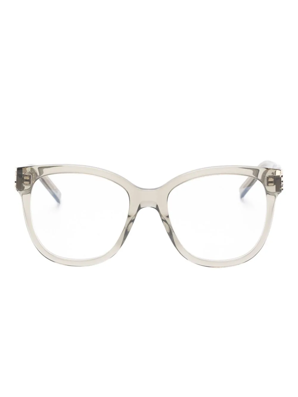 Logo-Plaque Glasses by Saint Laurent Eyewear