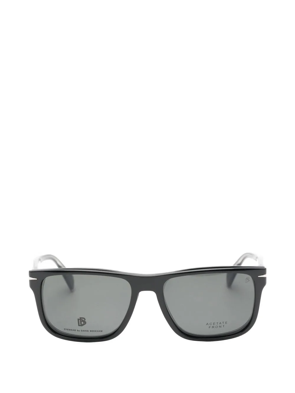 Clip-On Rectangle-Frame Glasses by Eyewear by David Beckham