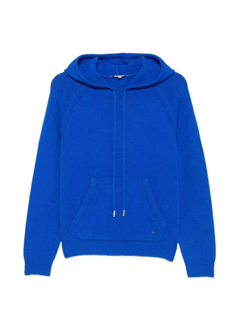 Fine-Knit Drawstring Hoodie by Maje