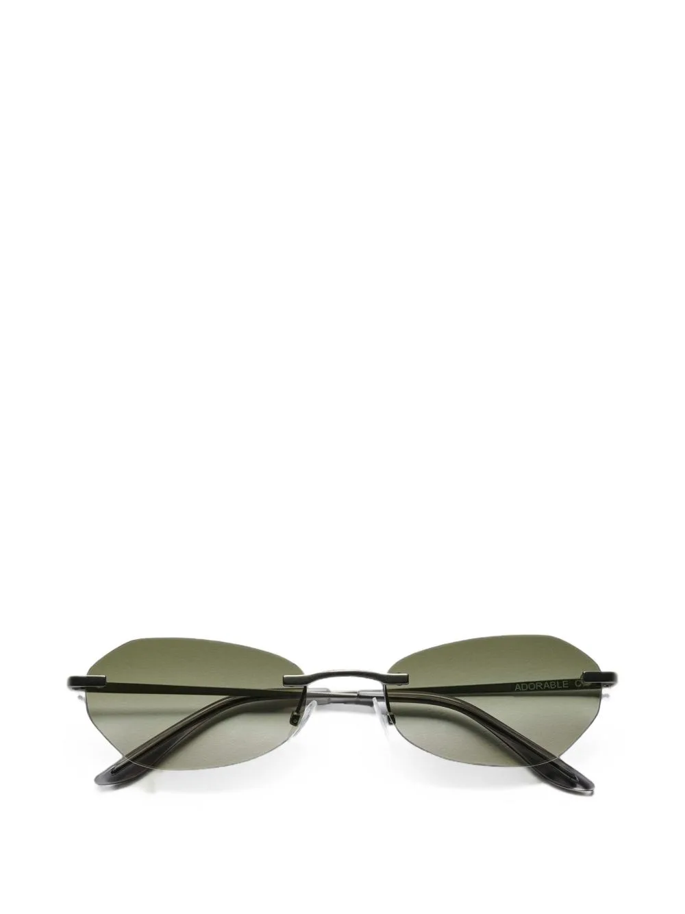 Adorable Rimless Geometric-Frame Sunglasses by OUR LEGACY