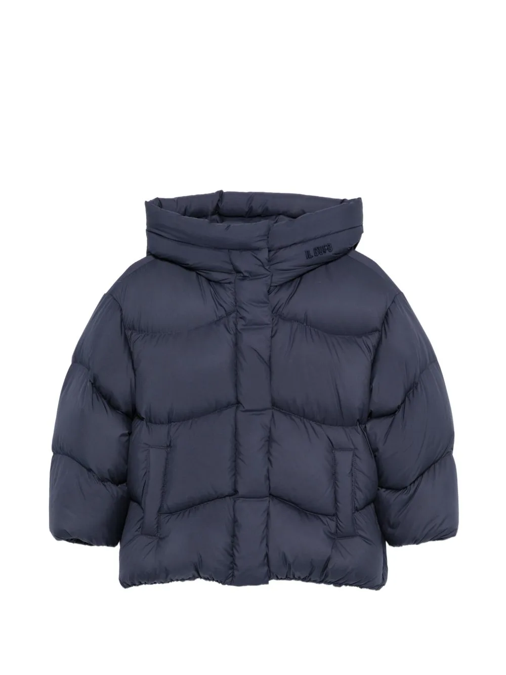 Hooded Quilted Jacket by Il Gufo