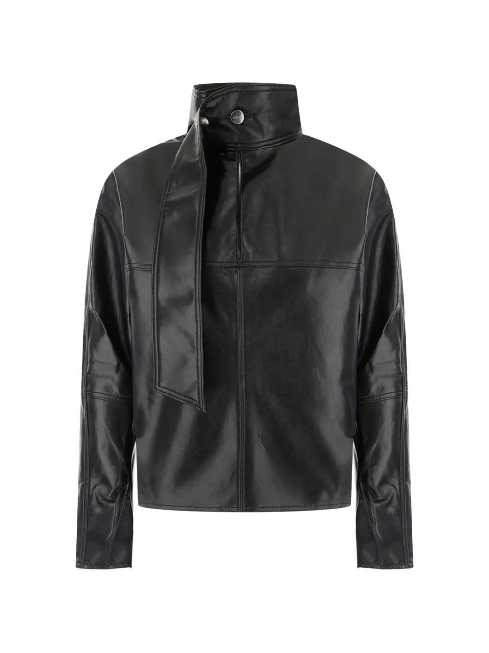 Scarf-Detail Panelled Jacket by AGOLDE