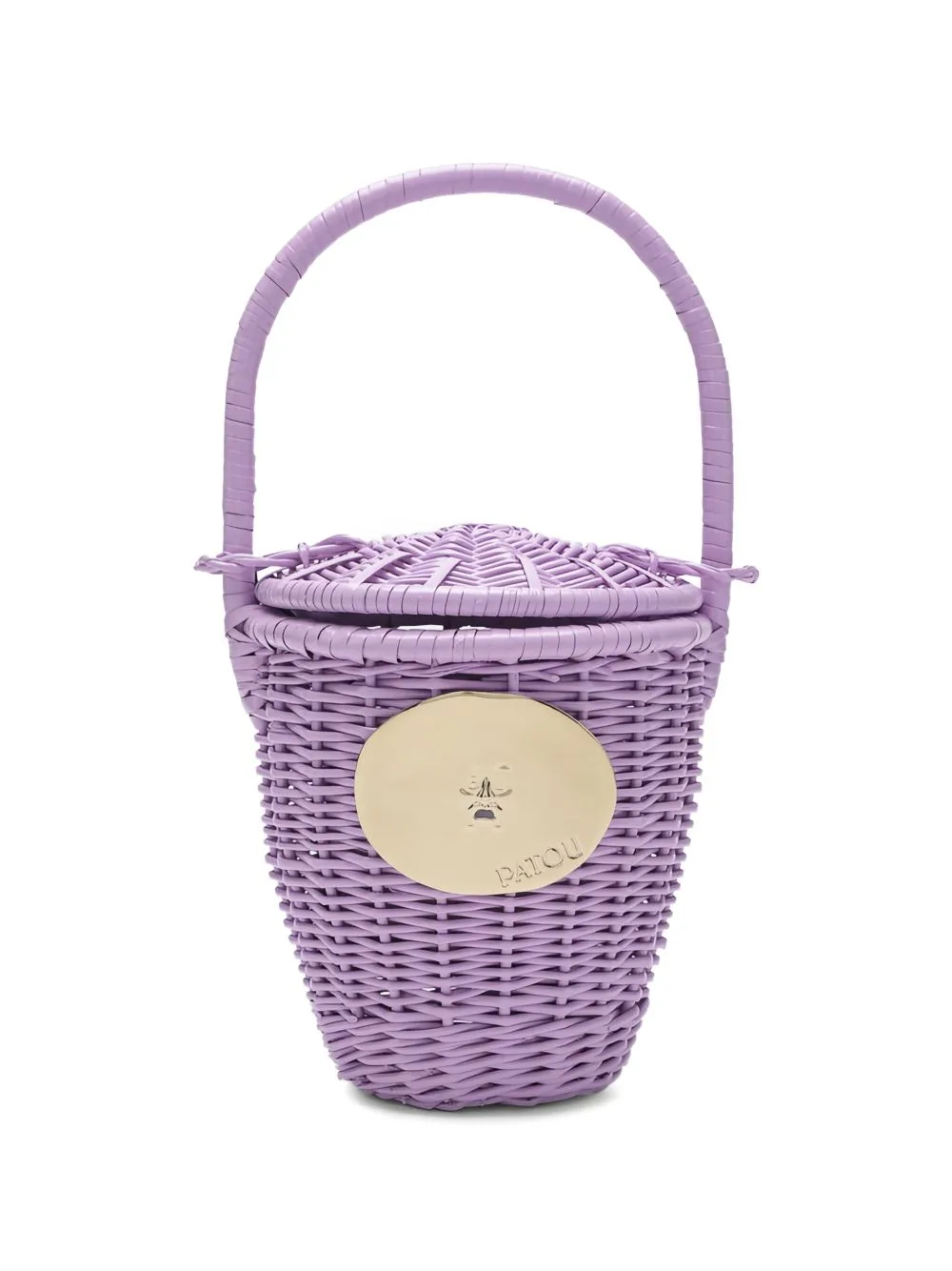 Wicker Bucket Bag by Patou