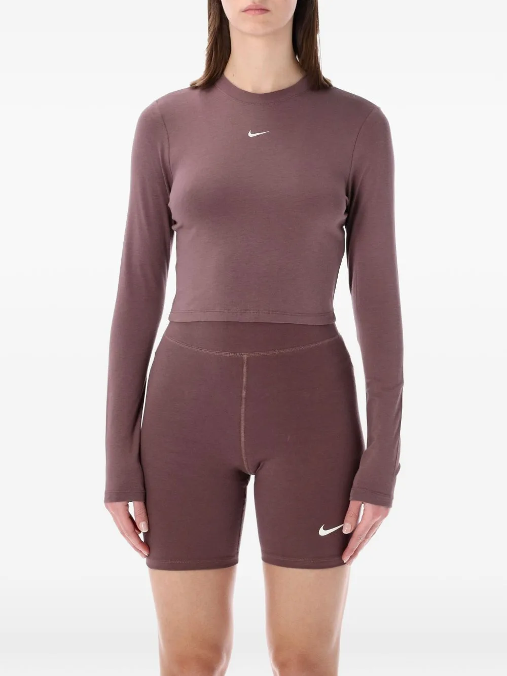 Cropped Long-Sleeve Top by Nike