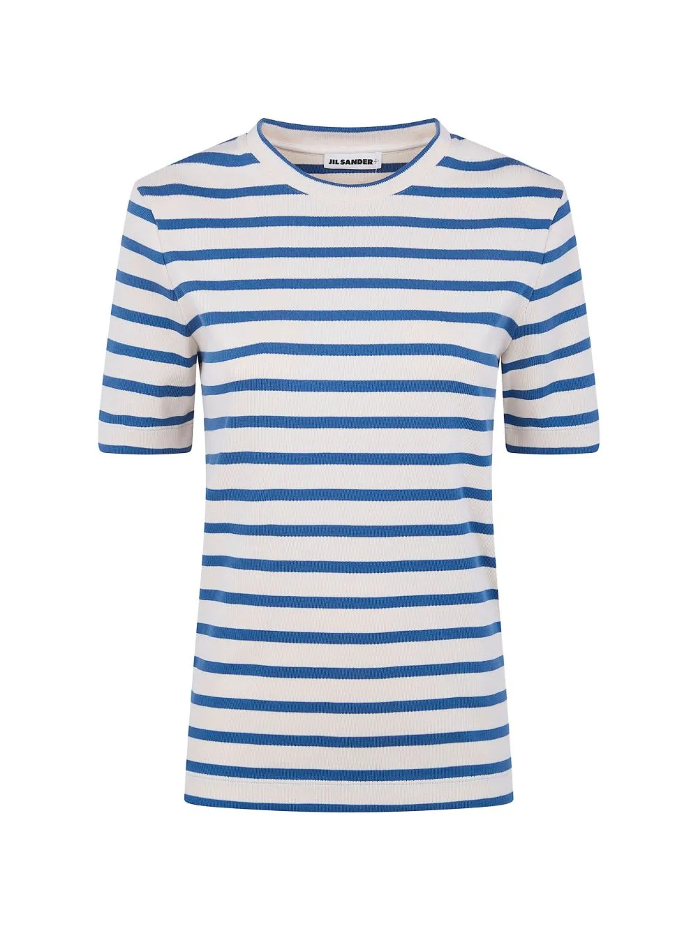 Striped Crew-Neck T-Shirt by Jil Sander