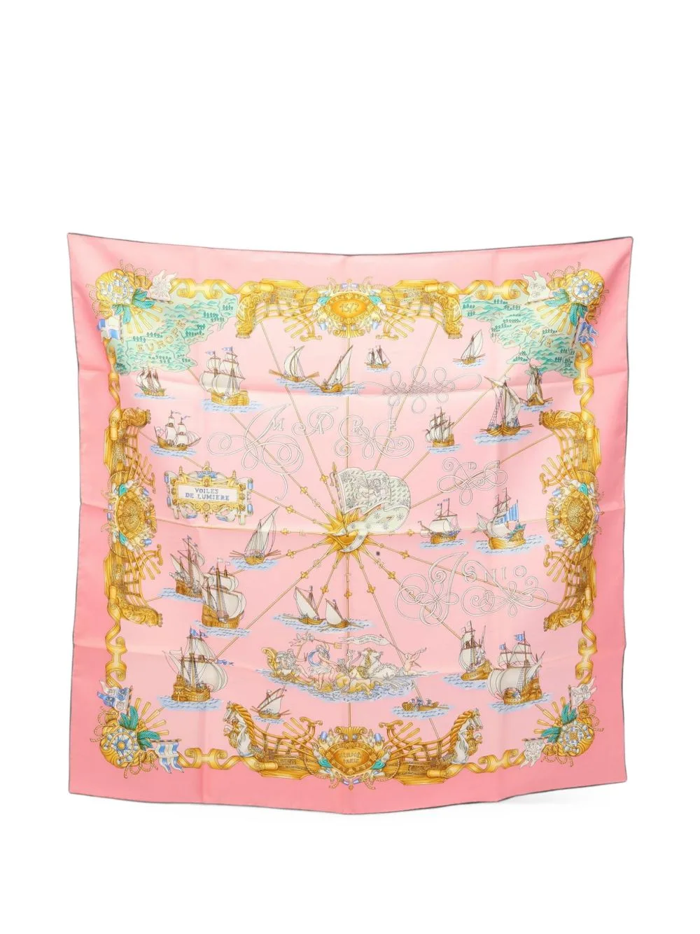 2010s 90 Carré Voiles De Lumiere Scarf