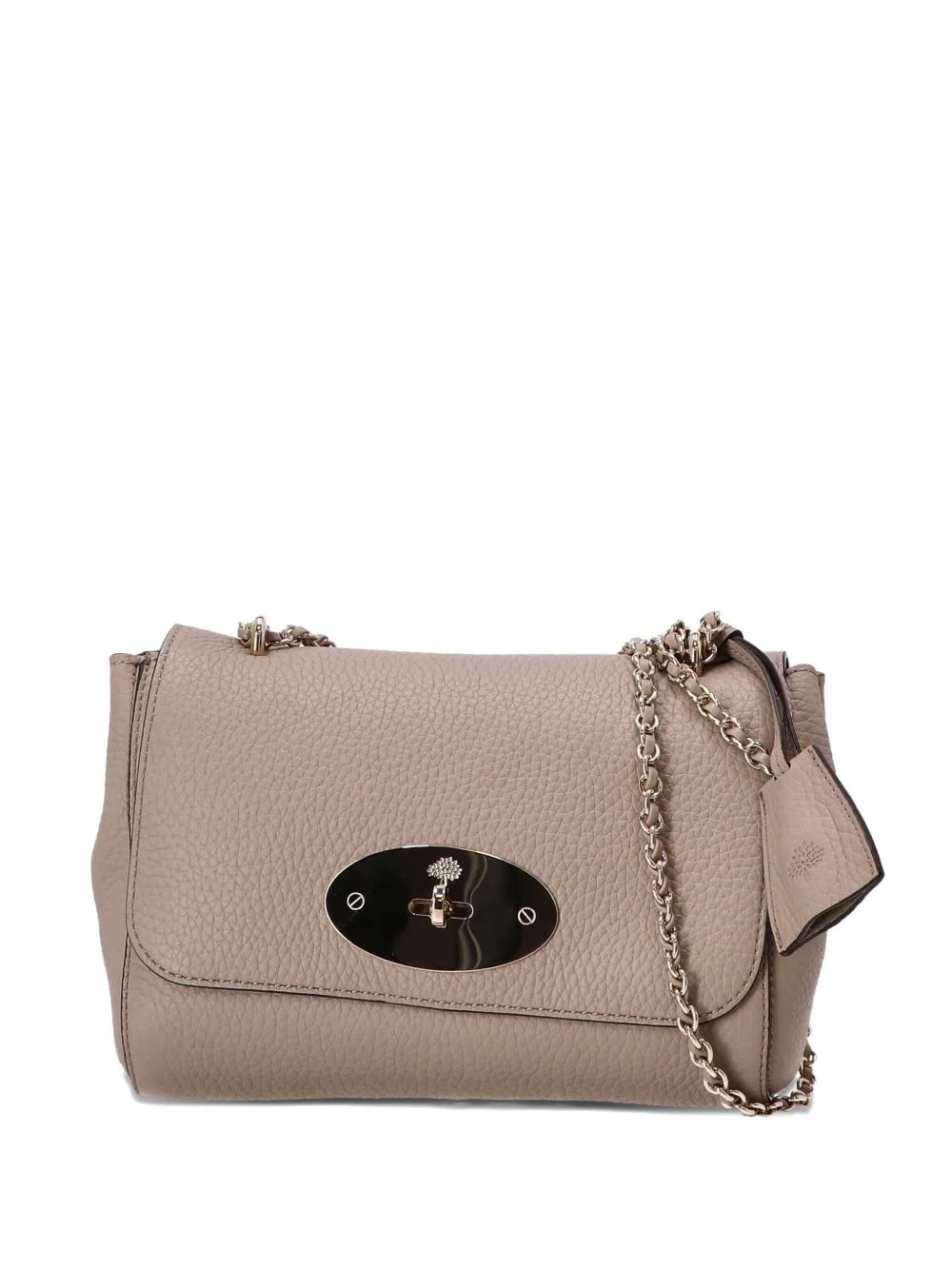 Chain-Strap Leather Satchel by Mulberry