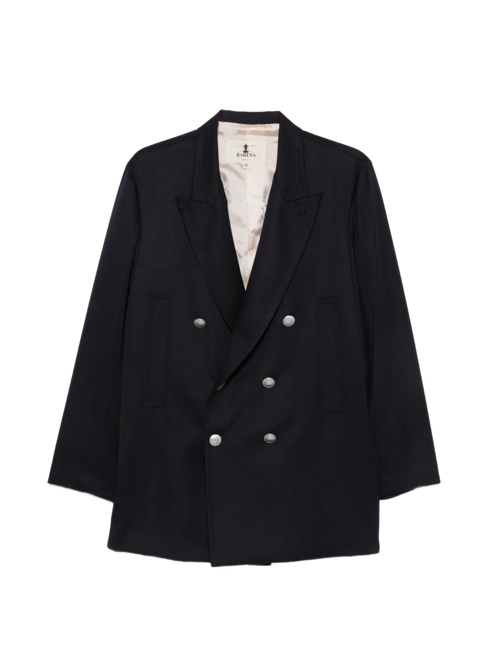 Double-Breasted Peaked-Lapel Jacket by Barena