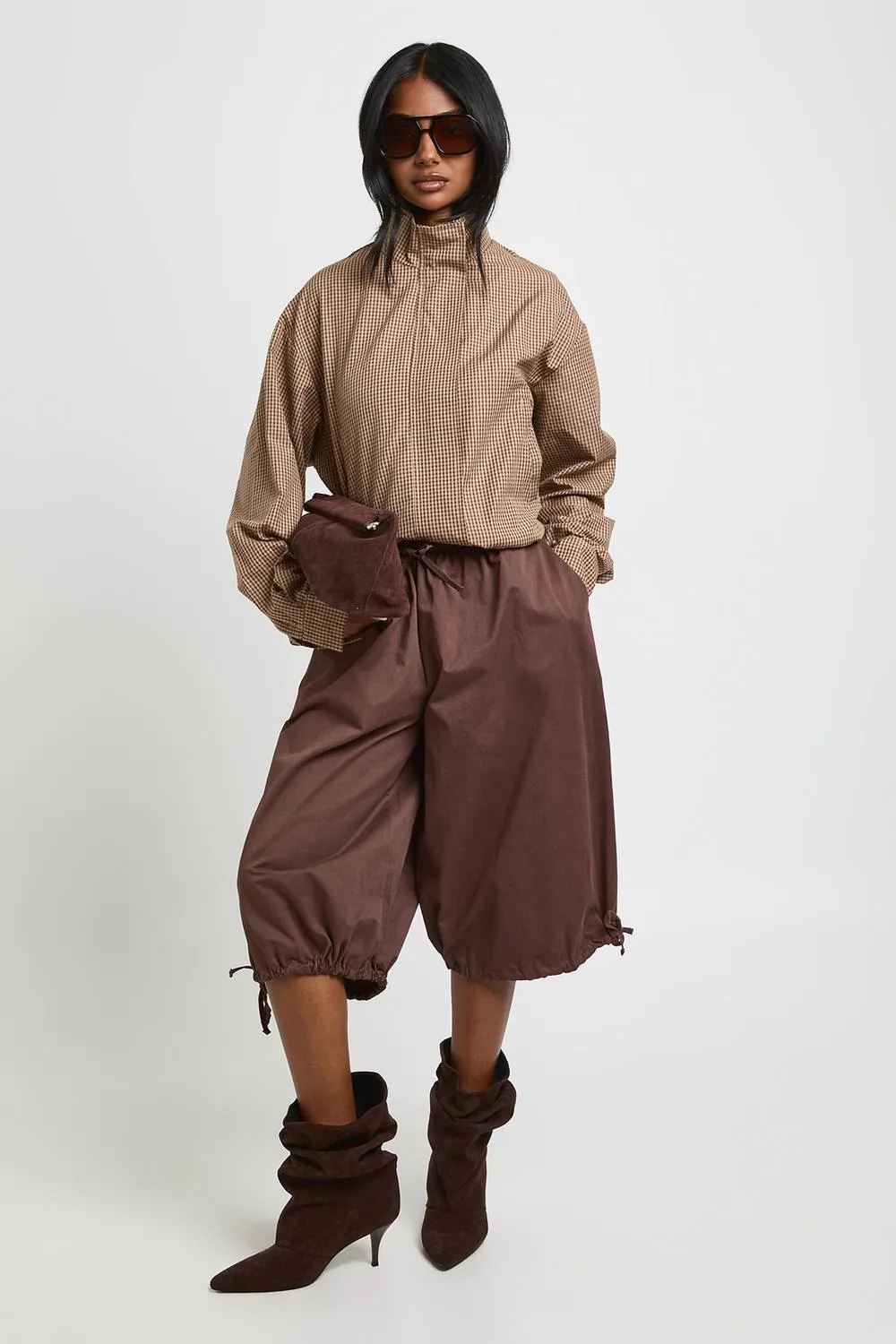 Balloon Cargo Jorts by boohoo
