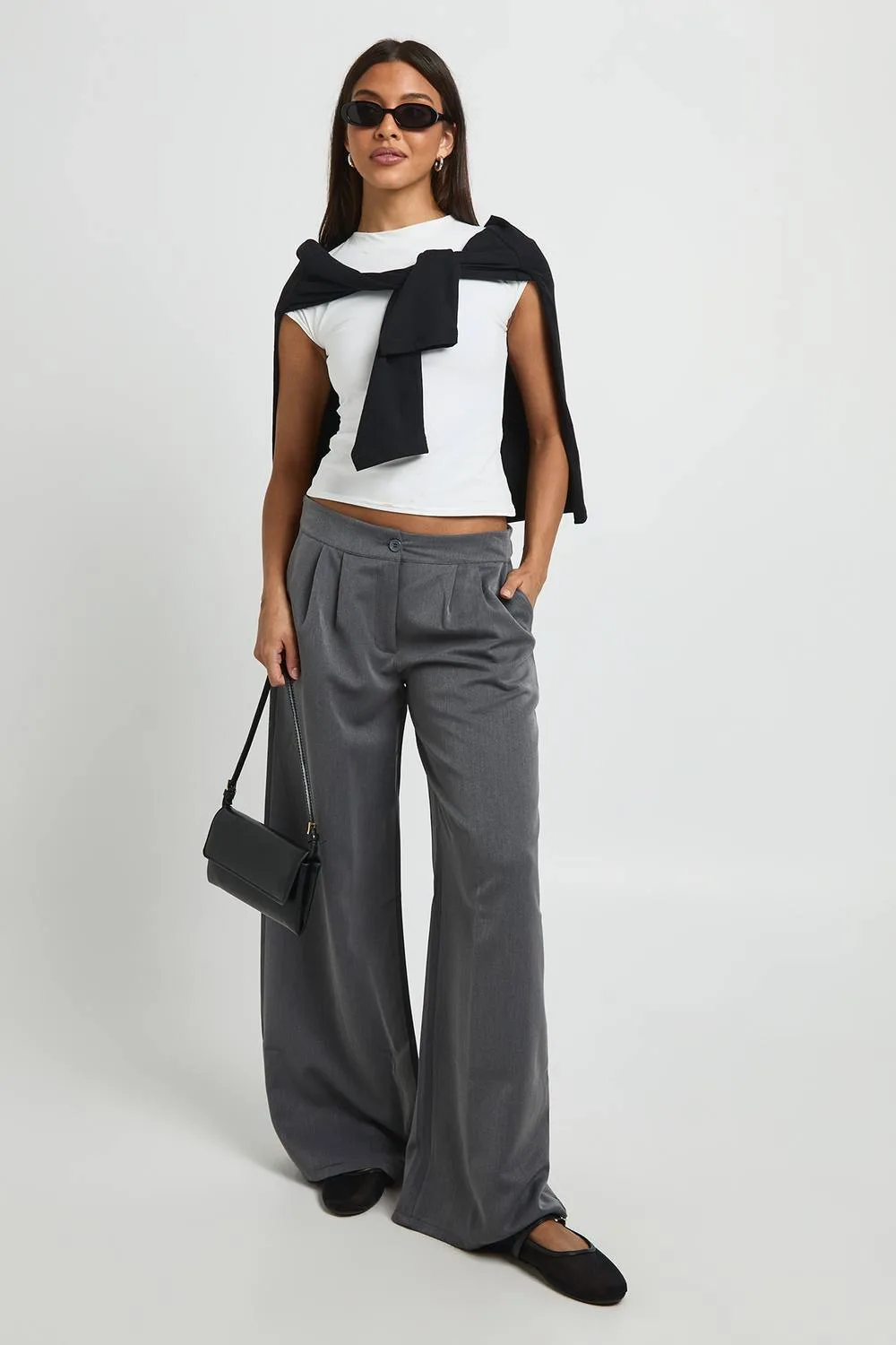 Woven Palazzo Trousers by boohoo