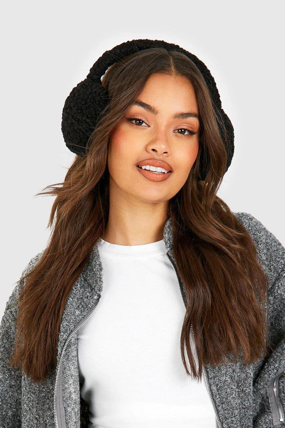 Teddy Fur Earmuff by boohoo
