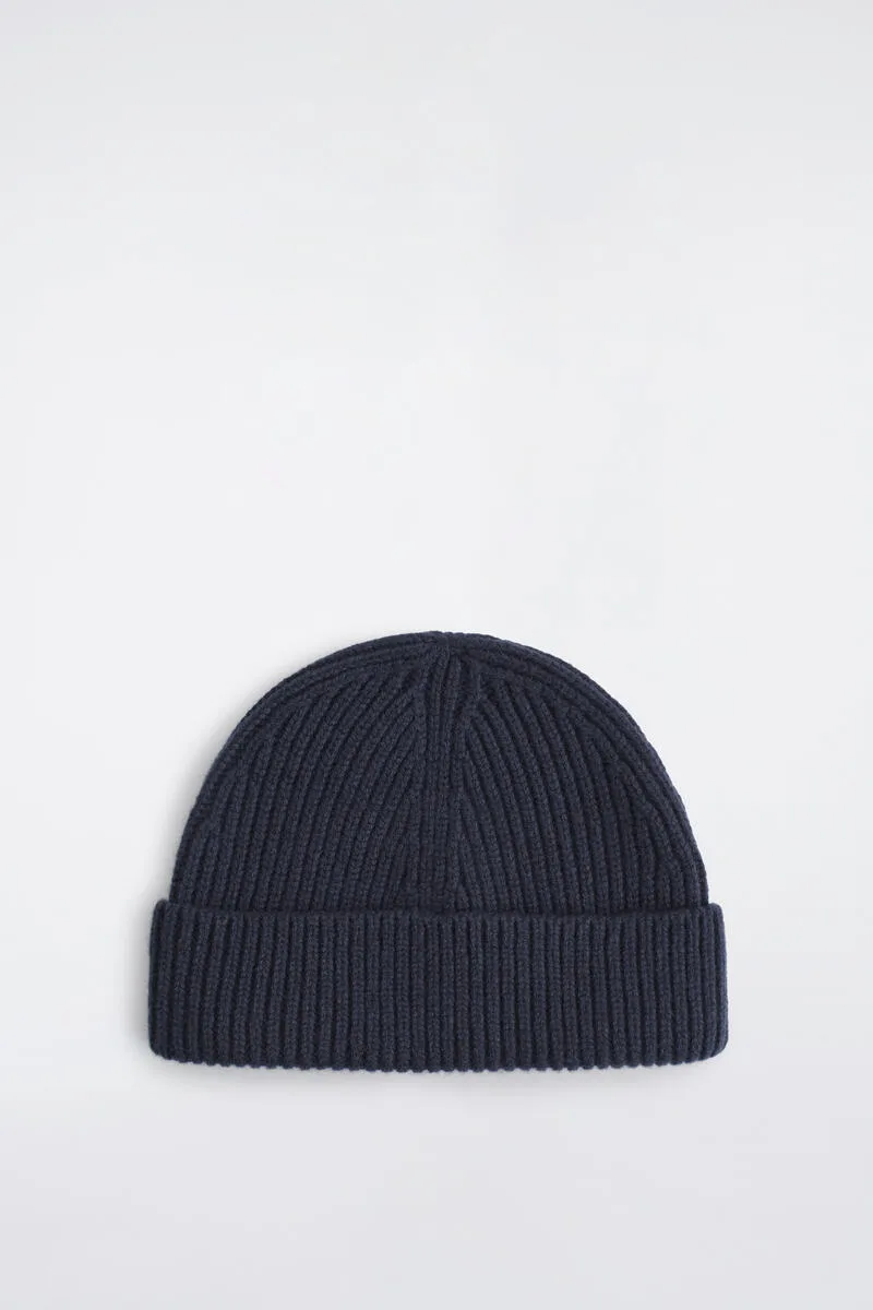 Chunky Ribbed Wool Beanie by COS