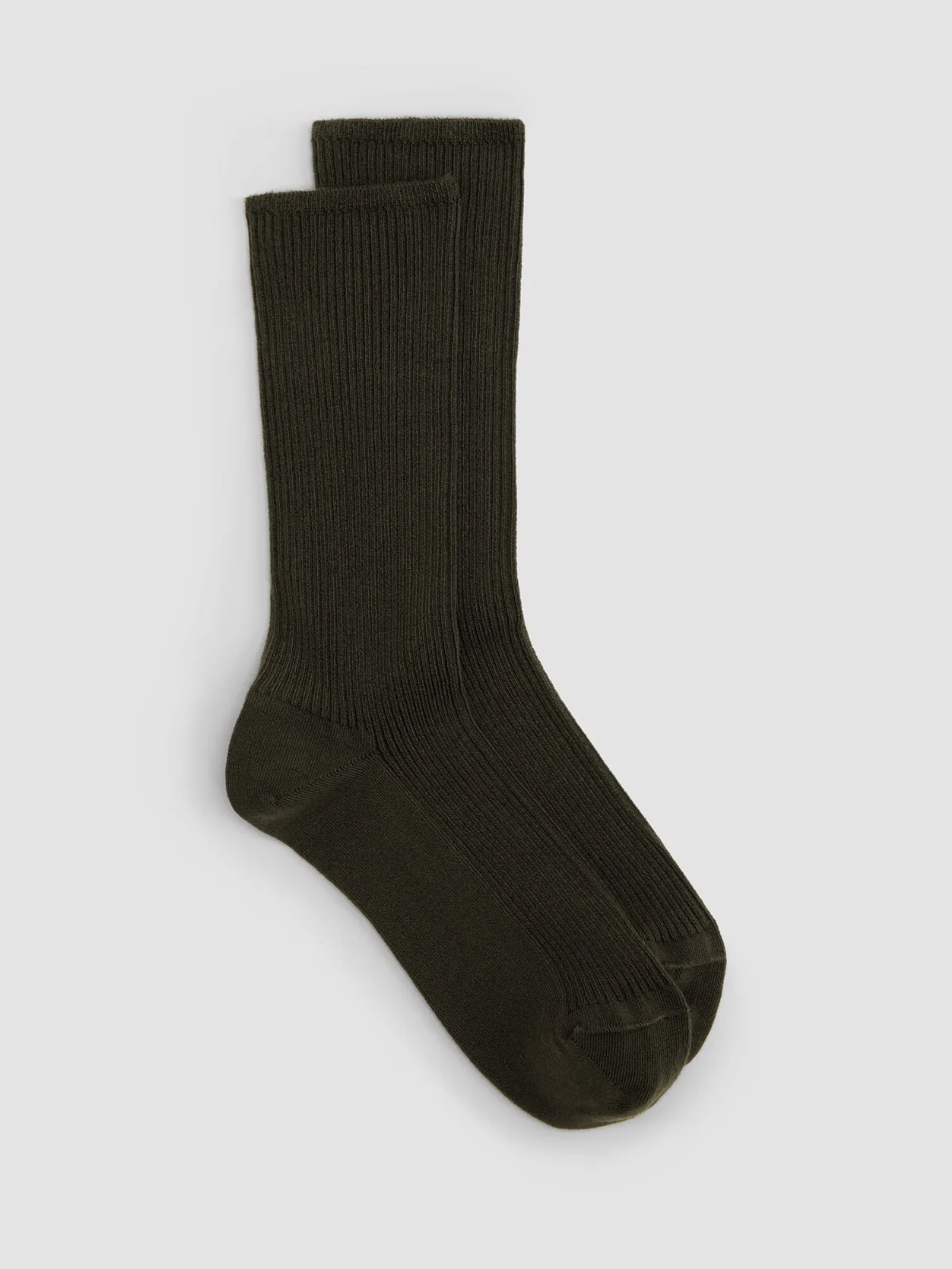 Ribbed Knit Trouser Sock by EILEEN FISHER