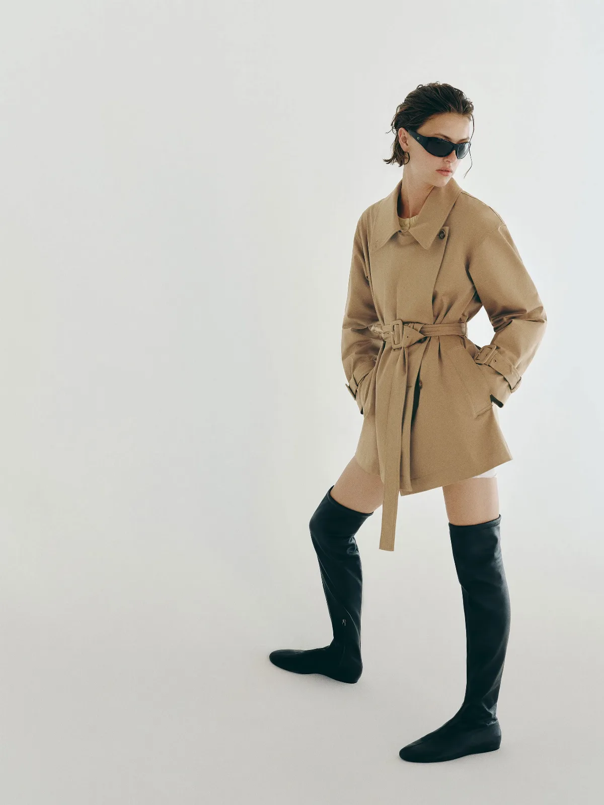 Aveline Over the Knee Boot Stretch Leather by Reformation