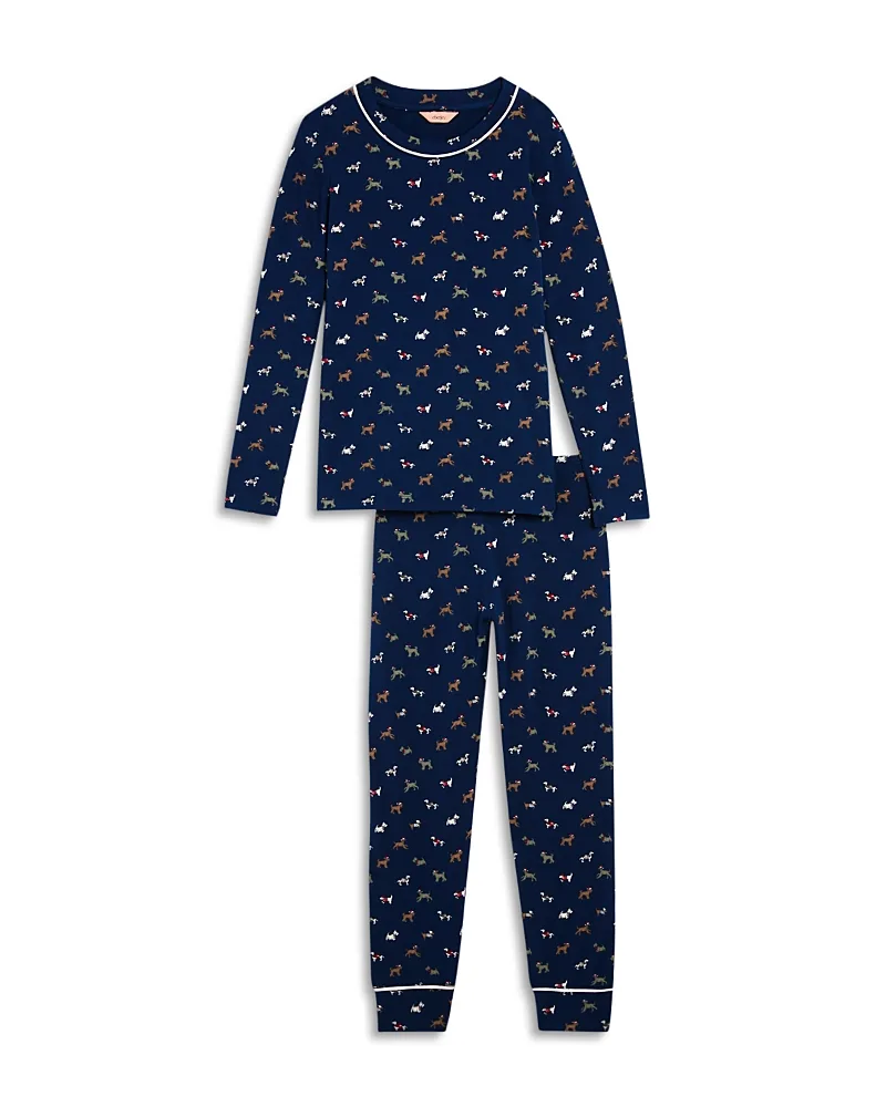 Printed Long Sleeve Pj Set by Eberjey