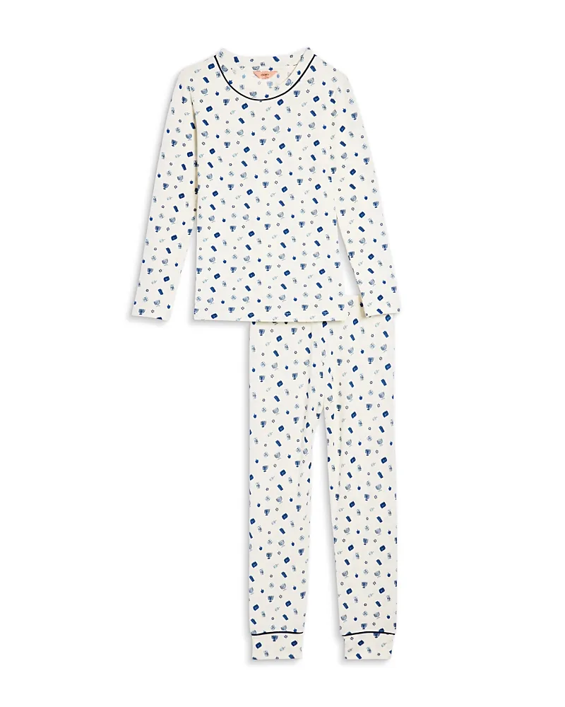 Printed Long Sleeve Pj Set by Eberjey