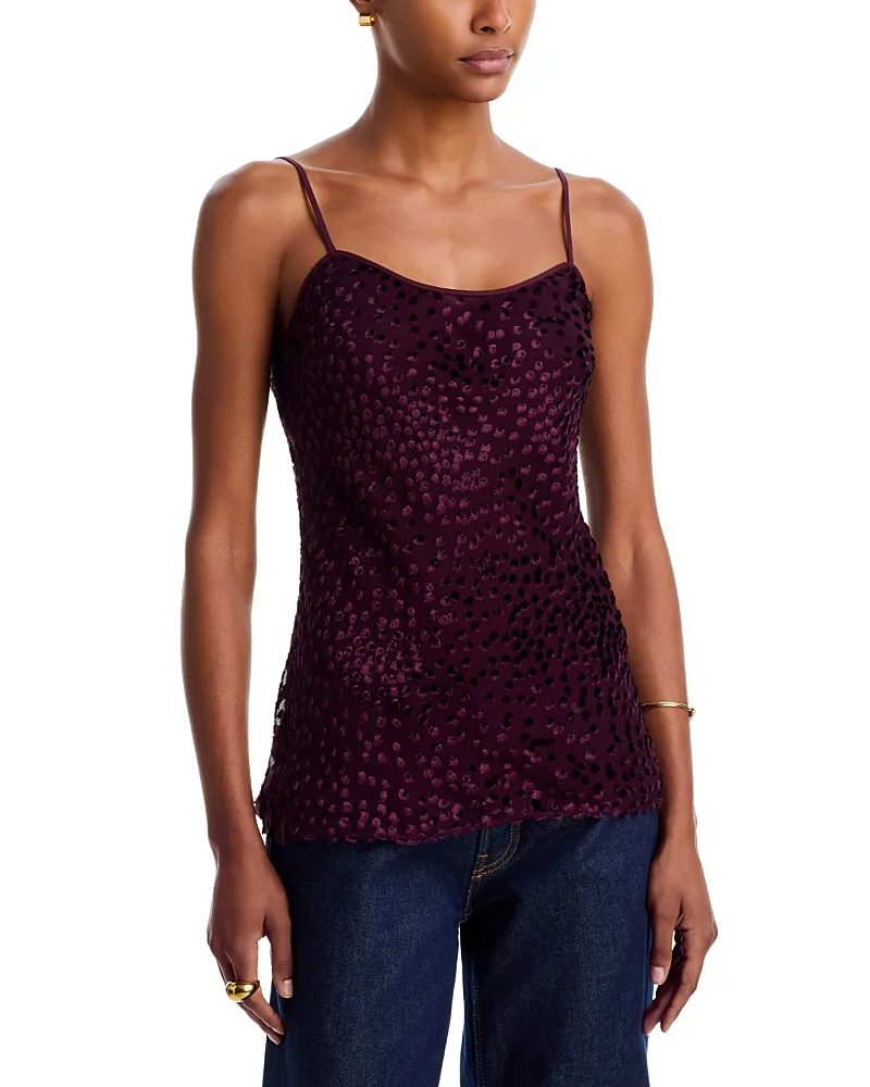 Drew Silk Blend Spaghetti Strap Tank by A.L.C.