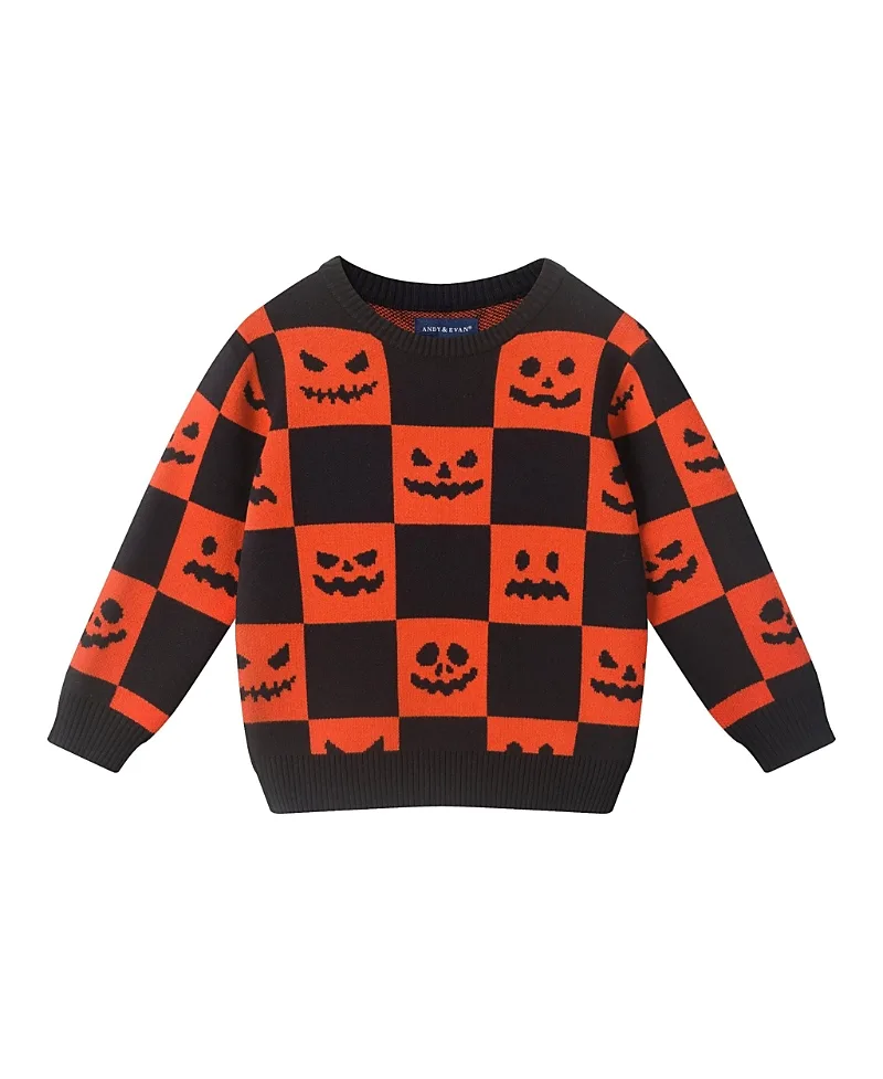 Checkerboard Sweater by Andy & Evan