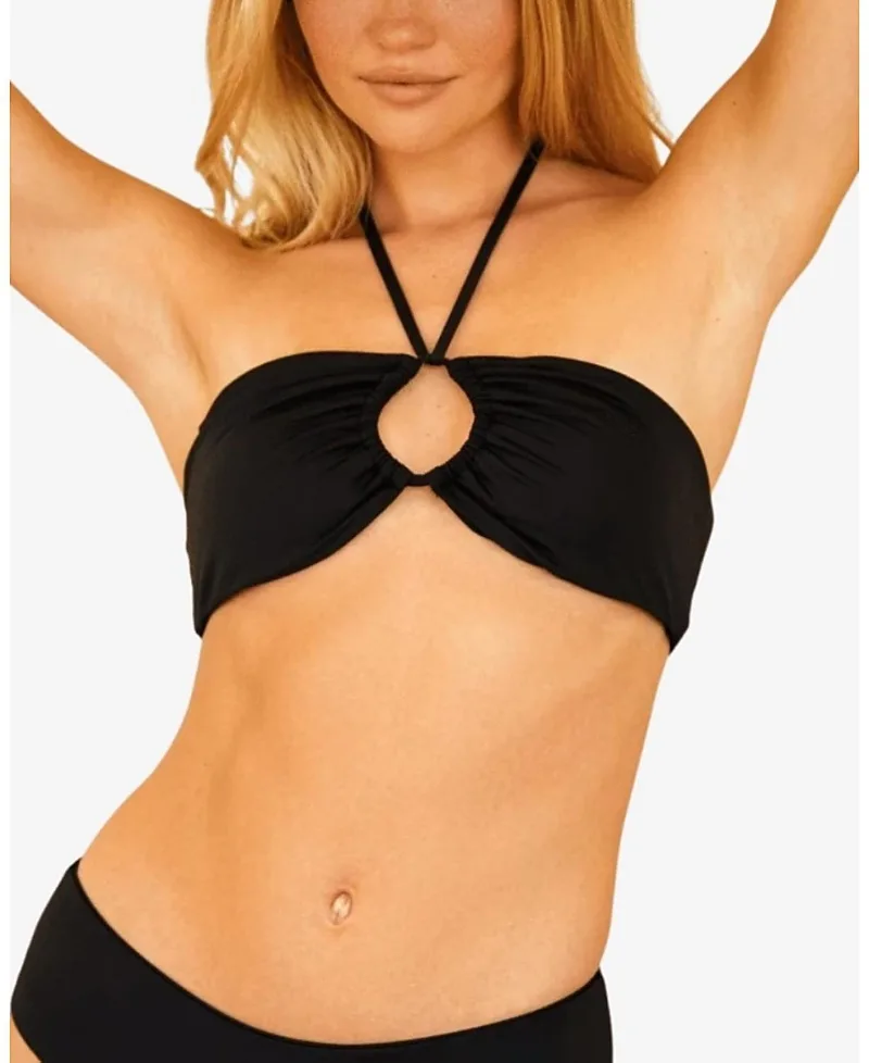 Amalfi String Tie Bandeau Bikini Top by Dippin Daisys