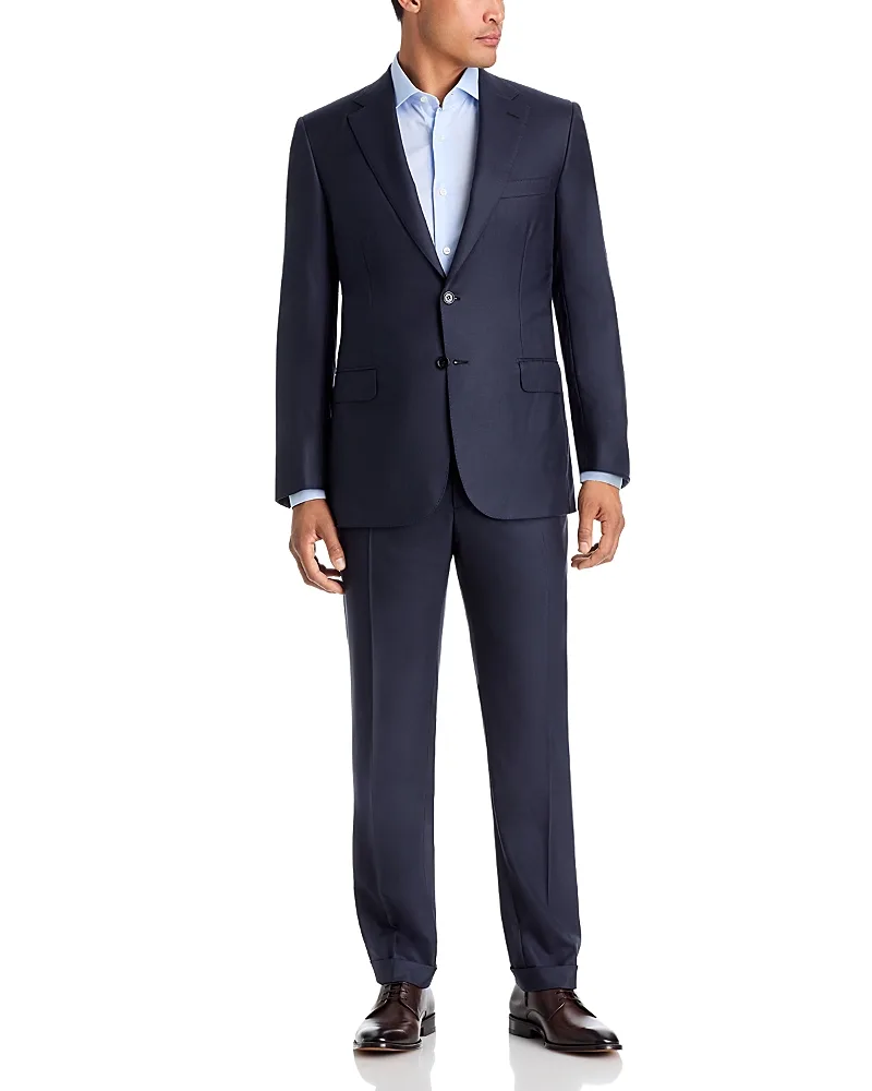 Brunico Wool Essential Super Gabardine Classic Fit Suit