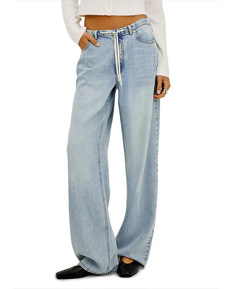 Normandie High Rise Wide Leg Jeans