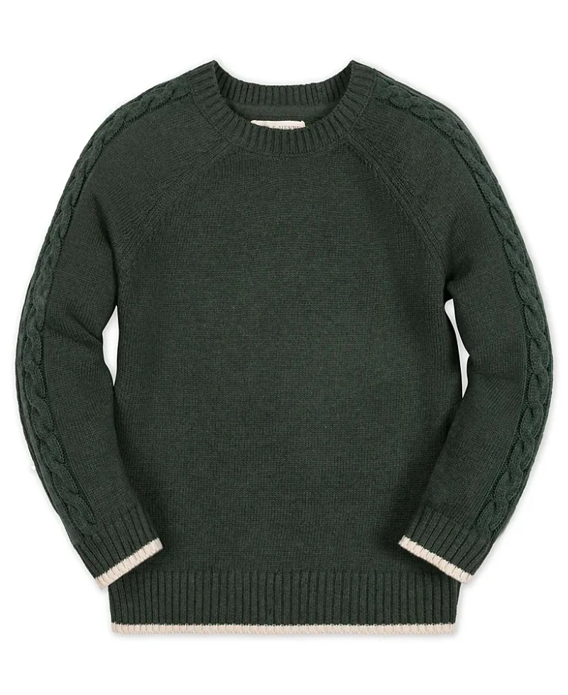 Organic Raglan Crew Neck Sweater by Hope & Henry