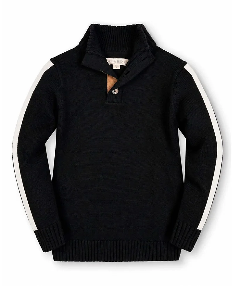 Organic Mock Neck Sweater by Hope & Henry