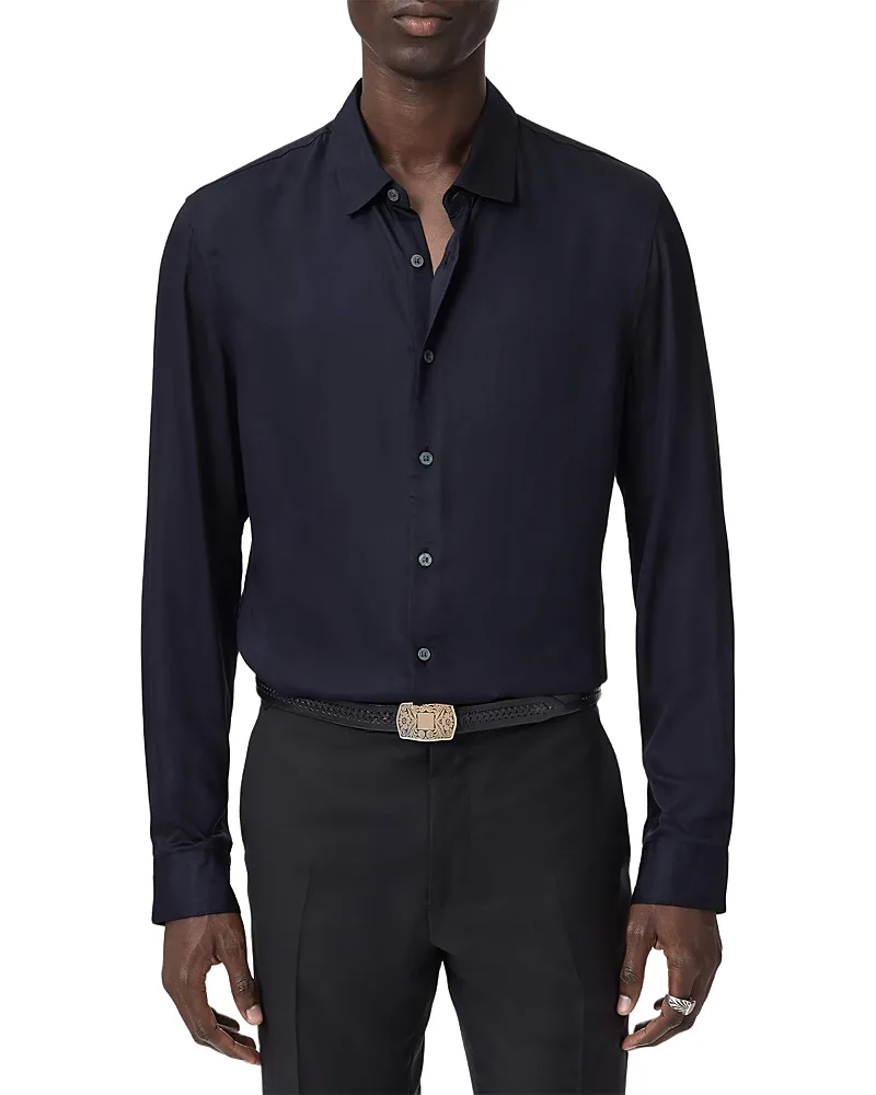 Ross Long Sleeve Button Front Shirt by John Varvatos