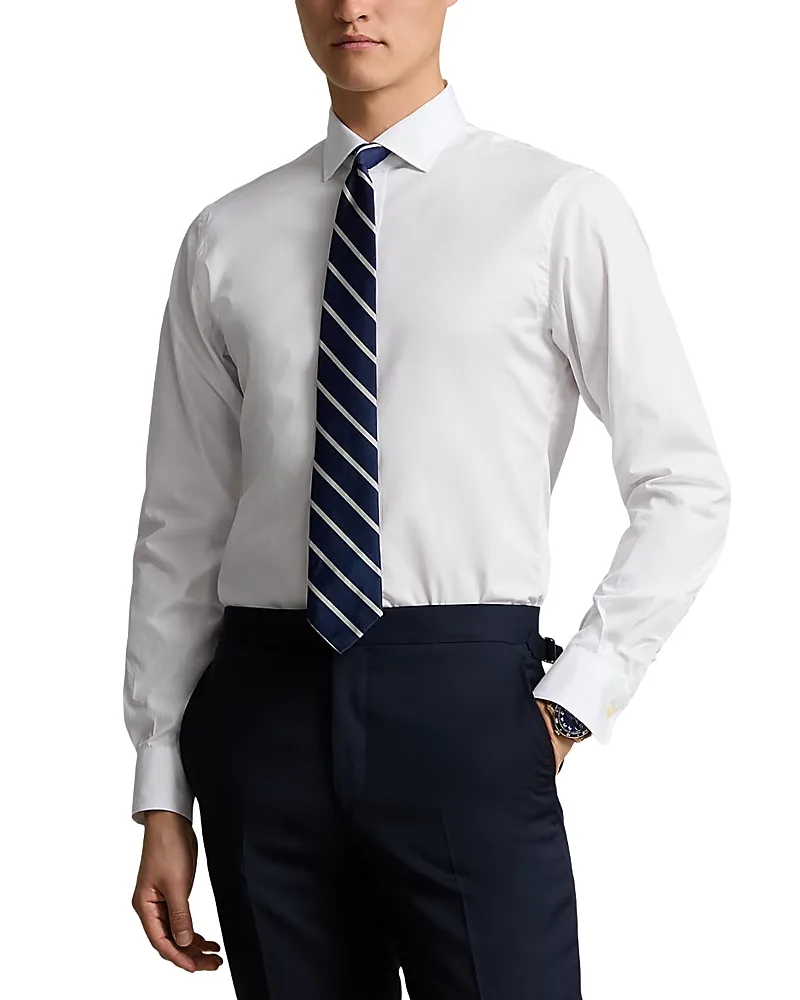 Cotton Poplin Custom Fit Dress Shirt by Polo Ralph Lauren