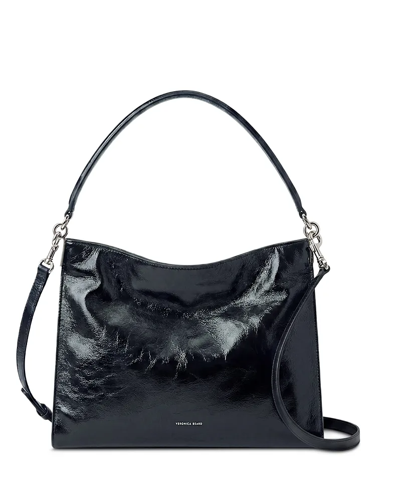 Bea Crinkled Leather Crossbody by Veronica Beard