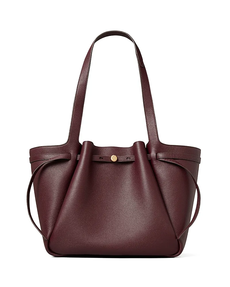 Large Romy Leather Tote Bag by Tory Burch