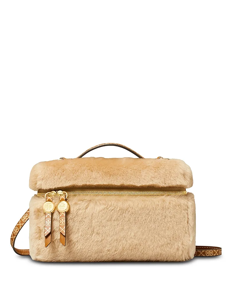 Romy Shearling Top Handle Bag by Tory Burch