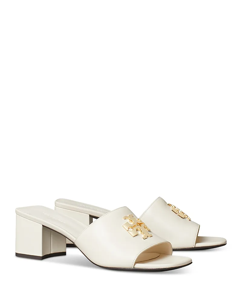 Charlie Heeled Leather Sandals by Tory Burch