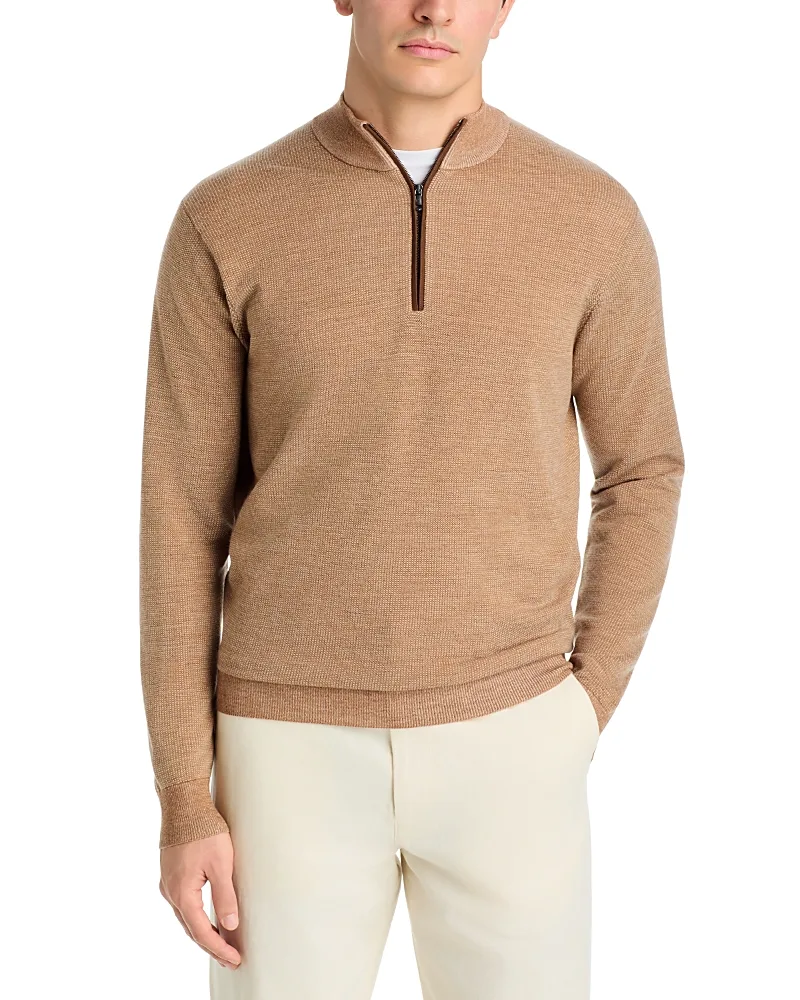 Blair Birdseye Quarter Zip Sweater by Peter Millar