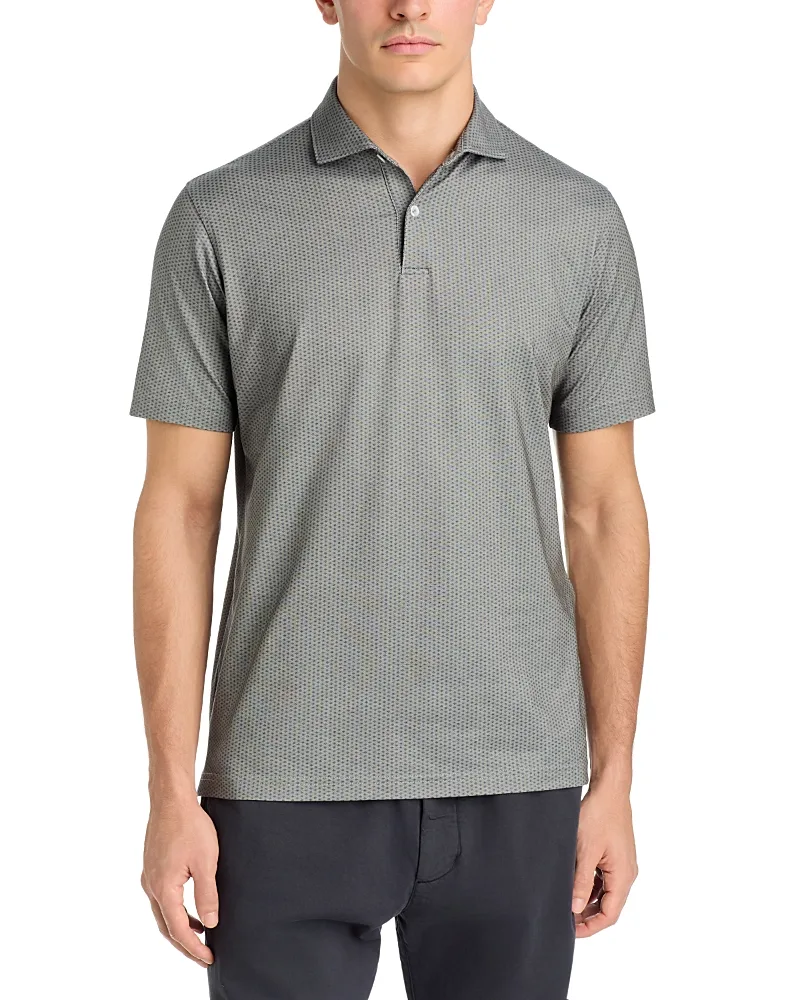Albatross Diamond Pique Polo by Peter Millar