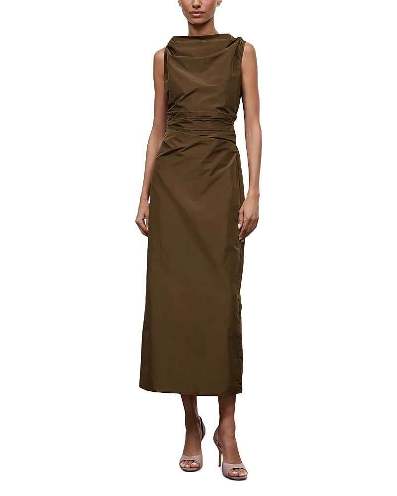 Callie Ruched Dress by STAUD