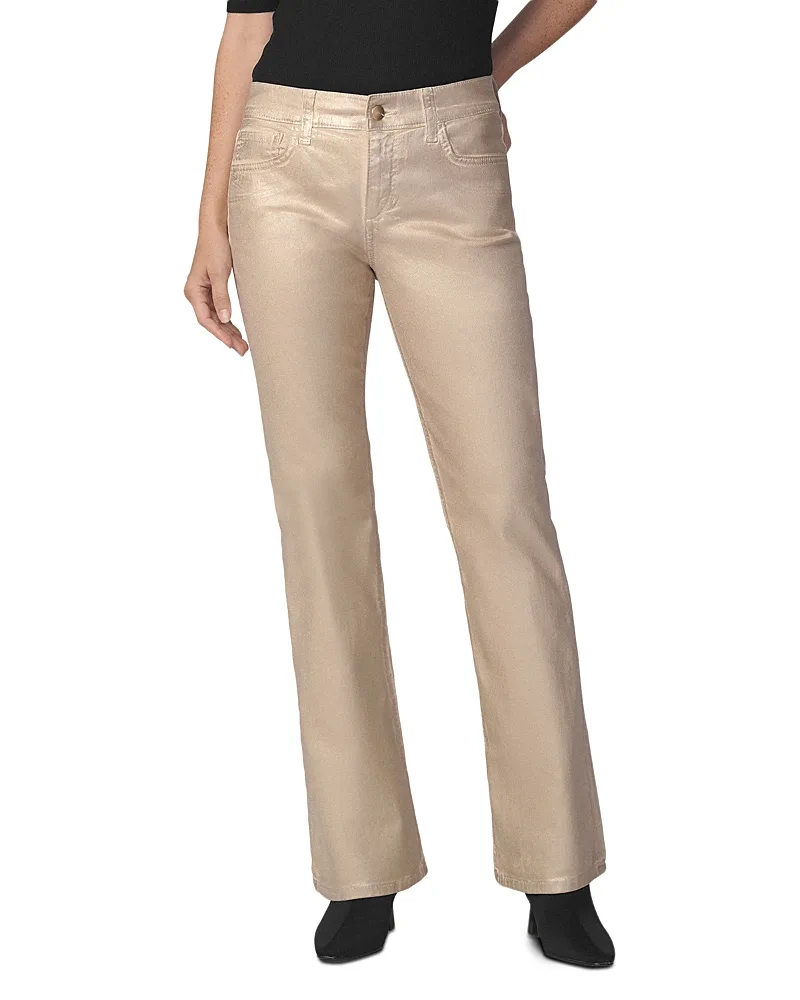 The Foiled Provocateur High Rise Jeans in Champagne Foil by Joe's Jeans