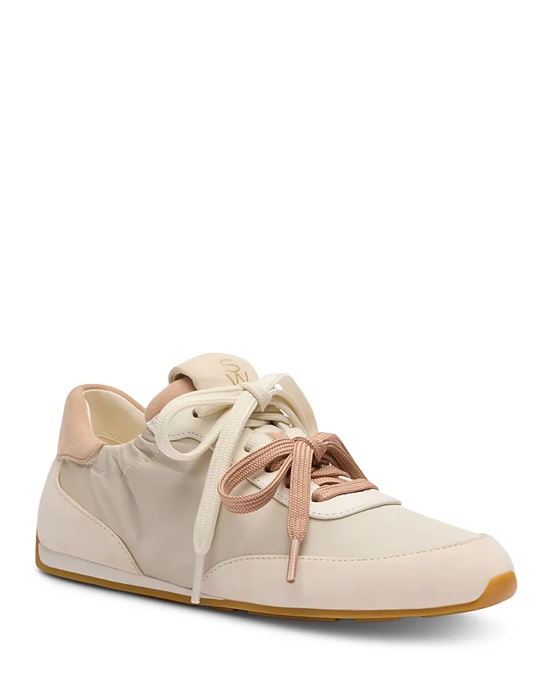Bond Ruche Sneakers by Stuart Weitzman