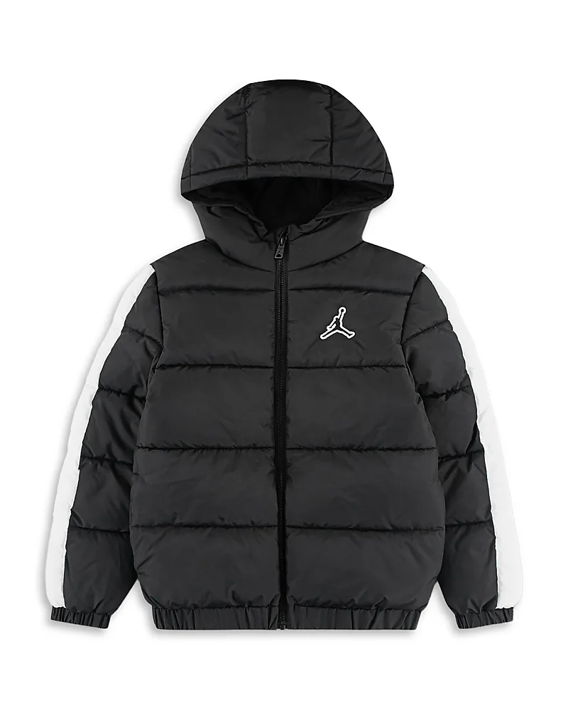 Color Blocked Hooded Puffer Jacket by Jordan