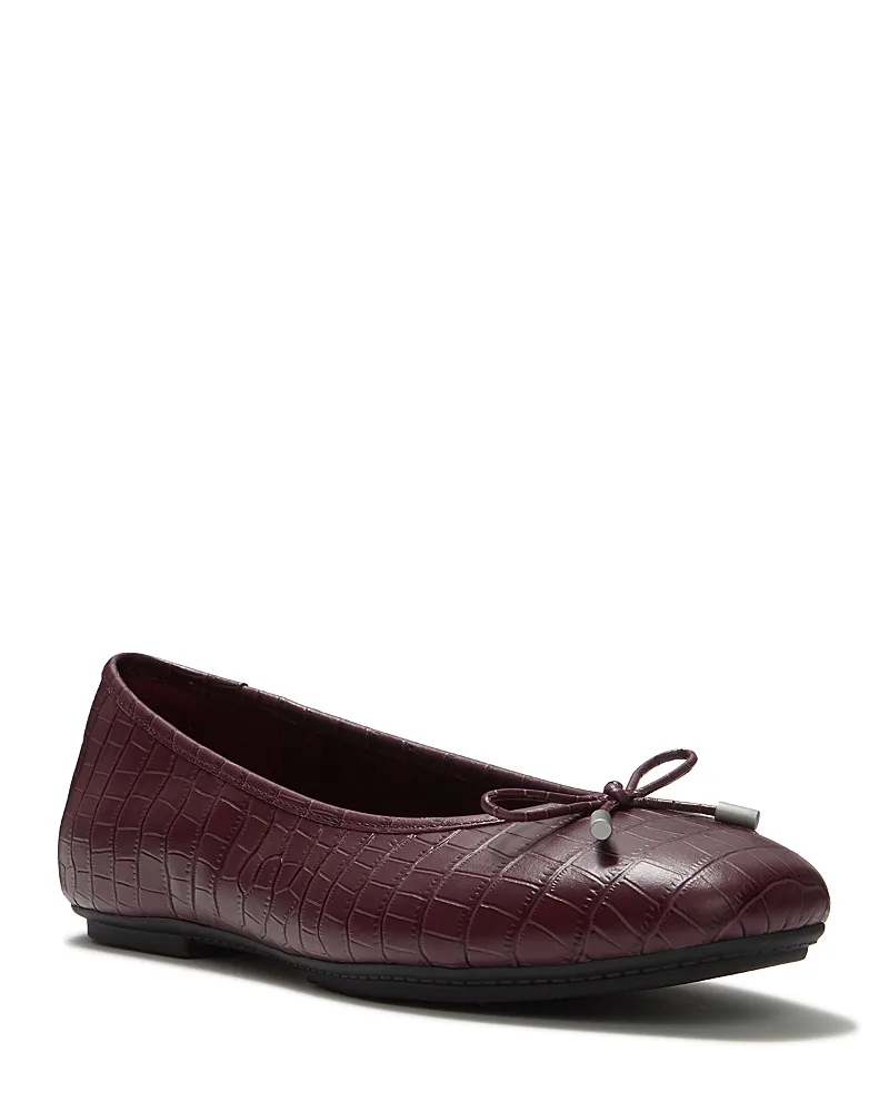 Delicato Croco Ballet Flats by FitFlop