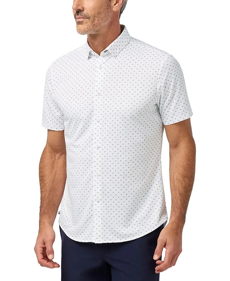 Halyard Short Sleeve Dress Shirt by Mizzen+main