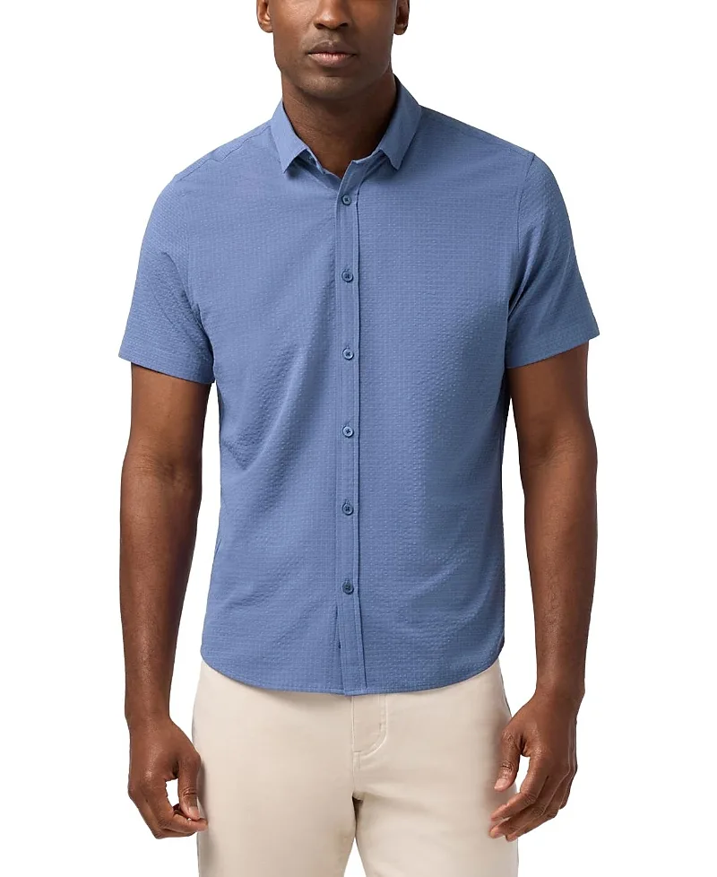 Porter Short Sleeve Trim Fit Shirt by Mizzen+main
