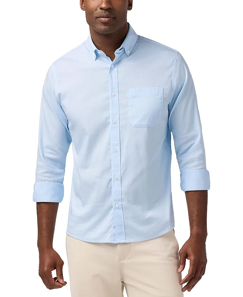 Kennedy Long Sleeve Trim Fit Shirt by Mizzen+main