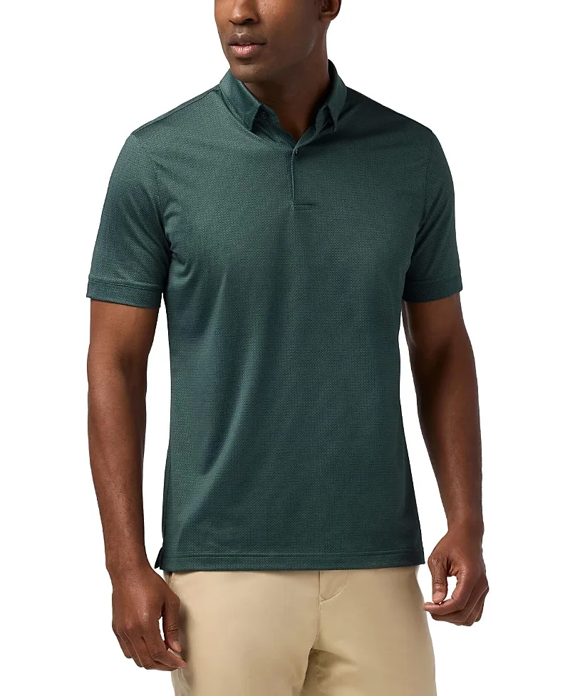 Halyard Short Sleeve Trim Fit Polo Shirt by Mizzen+main