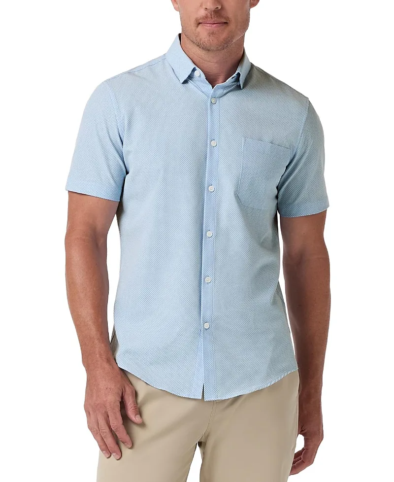 Leeward Short Sleeve Dress Trim Fit Shirt by Mizzen+main