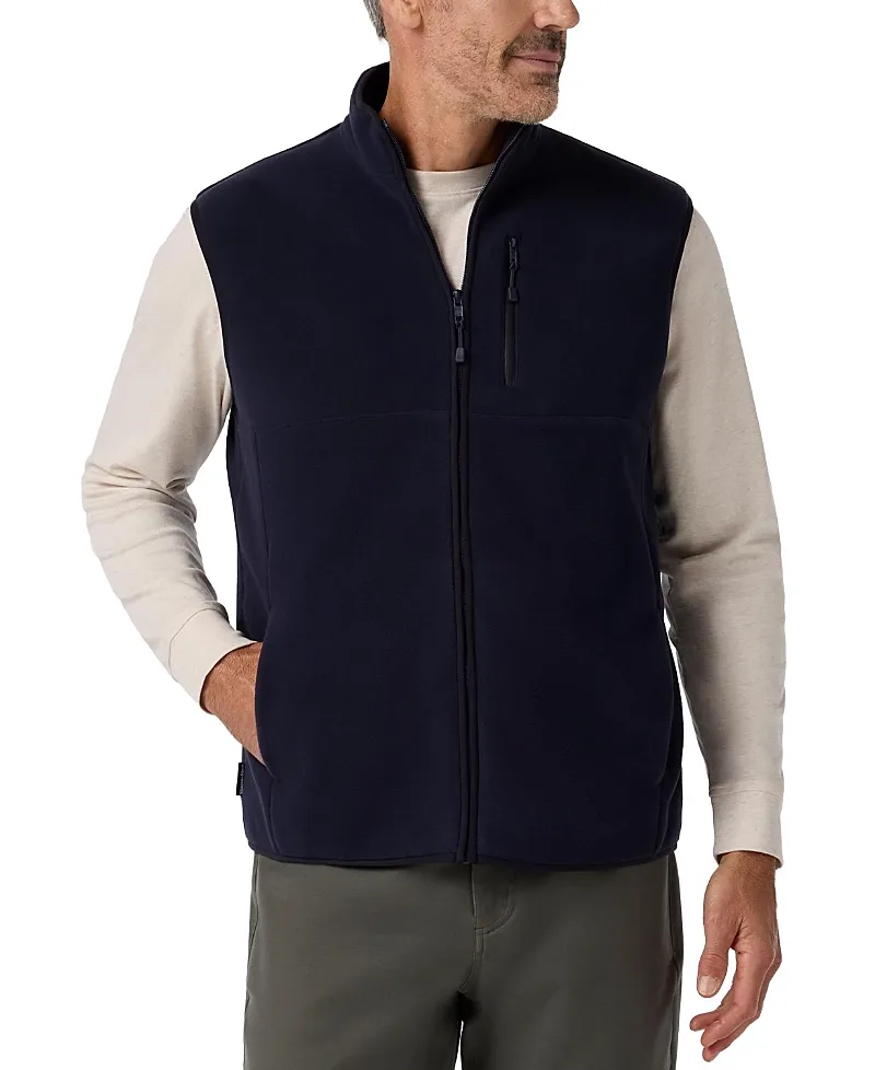 Crosby Fleece Regular Fit Vest by Mizzen+main
