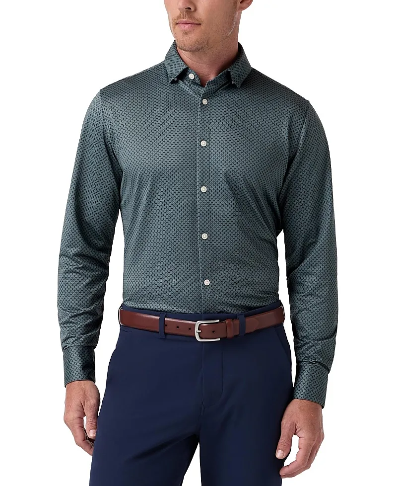 Halyard Long Sleeve Dress Trim Fit Shirt by Mizzen+main
