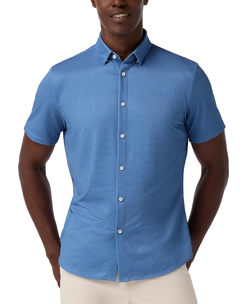 Halyard Short Sleeve Dress Shirt by Mizzen+main